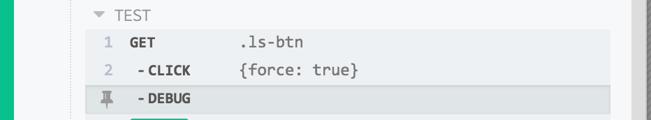 命令日志中的debug